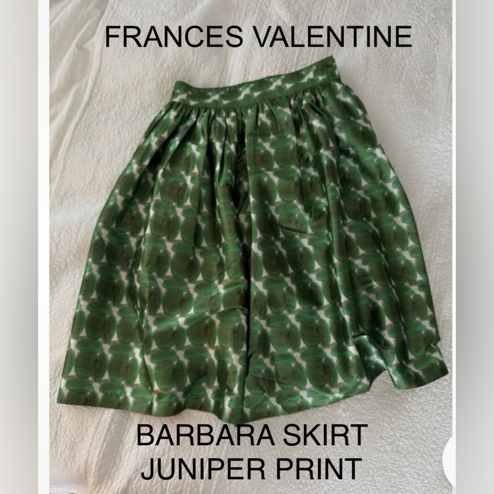 FRANCES VALENTINE NWT- BARBARA MIDI SKIRT